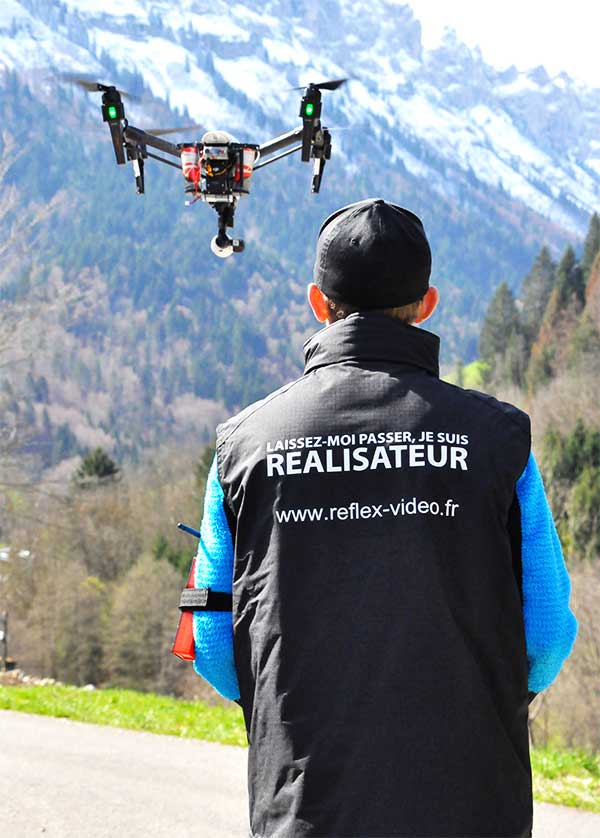 Nicolas Querbouet realisateur video avec drone en Haute Savoie