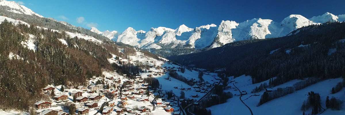 Tourisme et patrimoine avec le drone en Haute-Savoie